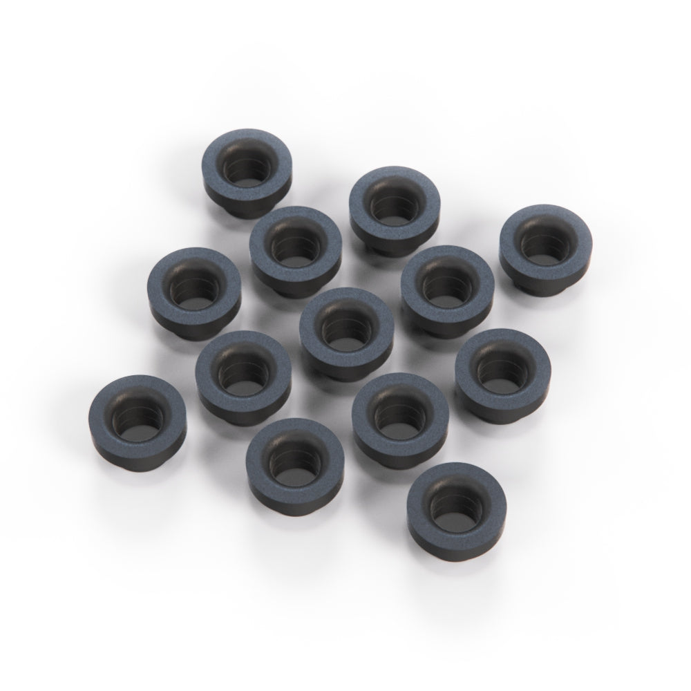 Jaguar XJS Engine Valve Cover Washer Seal Set Of 13 Black NBC2575CA — view 2