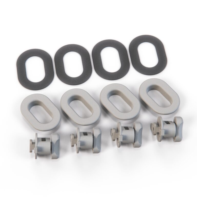 Jaguar XJS XJ6 XJ12 Front Carpet Retainer Hook Set For 2 Carpet All Color GMB9508AA / BEC16239SDC / GMB9509SDC — view 3