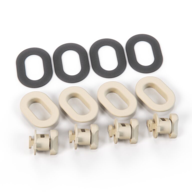 Jaguar XJS XJ6 XJ12 Front Carpet Retainer Hook Set For 2 Carpet All Color GMB9508AA / BEC16239SDC / GMB9509SDC — view 5