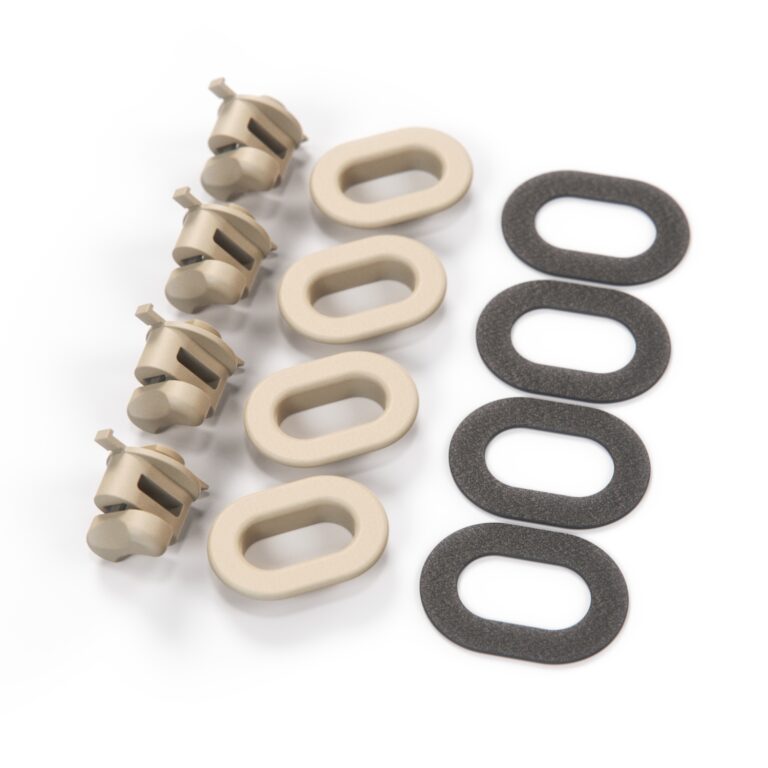 Jaguar XJS XJ6 XJ12 Front Carpet Retainer Hook Set For 2 Carpet All Color GMB9508AA / BEC16239SDC / GMB9509SDC — view 9