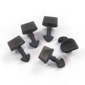 Jaguar XJS Headlight Access Cover / Turnbuckle Stud Set Of 5 All Color BCC3594 — view 6