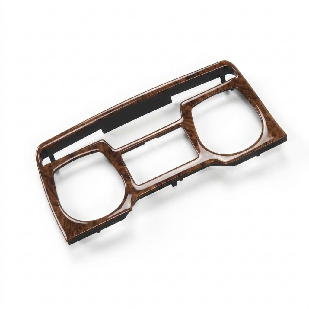 Jaguar XJS Instrument Cluster Surround Wooden Trim 2 Wood Types — view 2