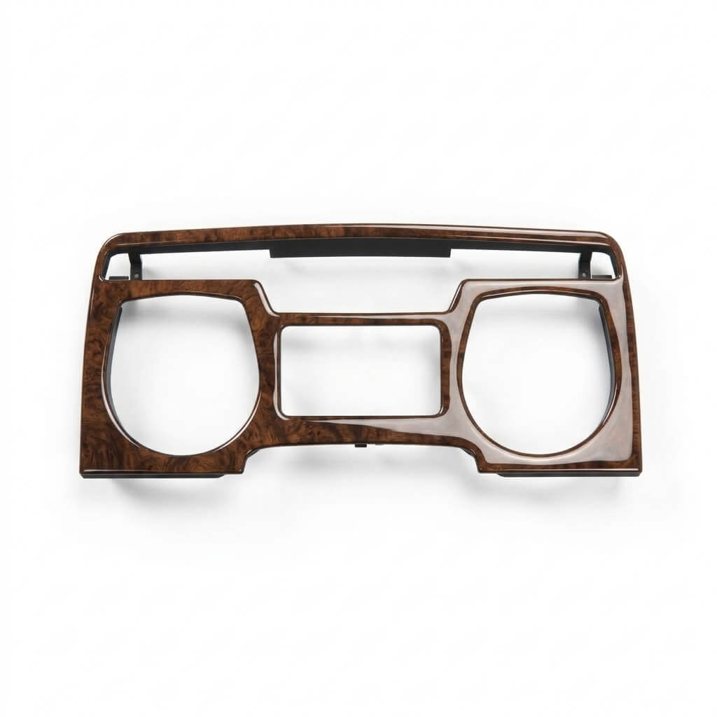 Jaguar XJS Instrument Cluster Surround Wooden Trim 2 Wood Types — view 3