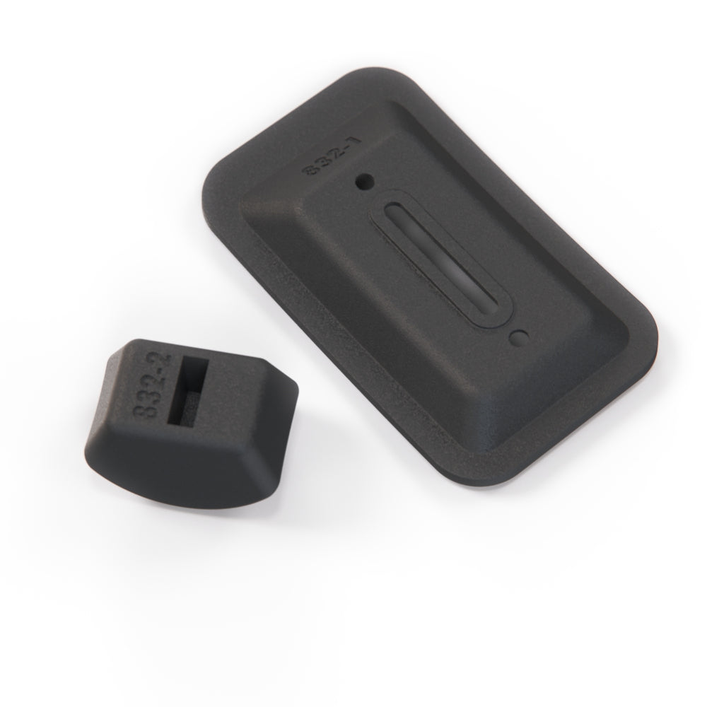 Jaguar XJS Seat Control Knob & Escutcheon Set Black (75-96) 715721/624571 | — view 3
