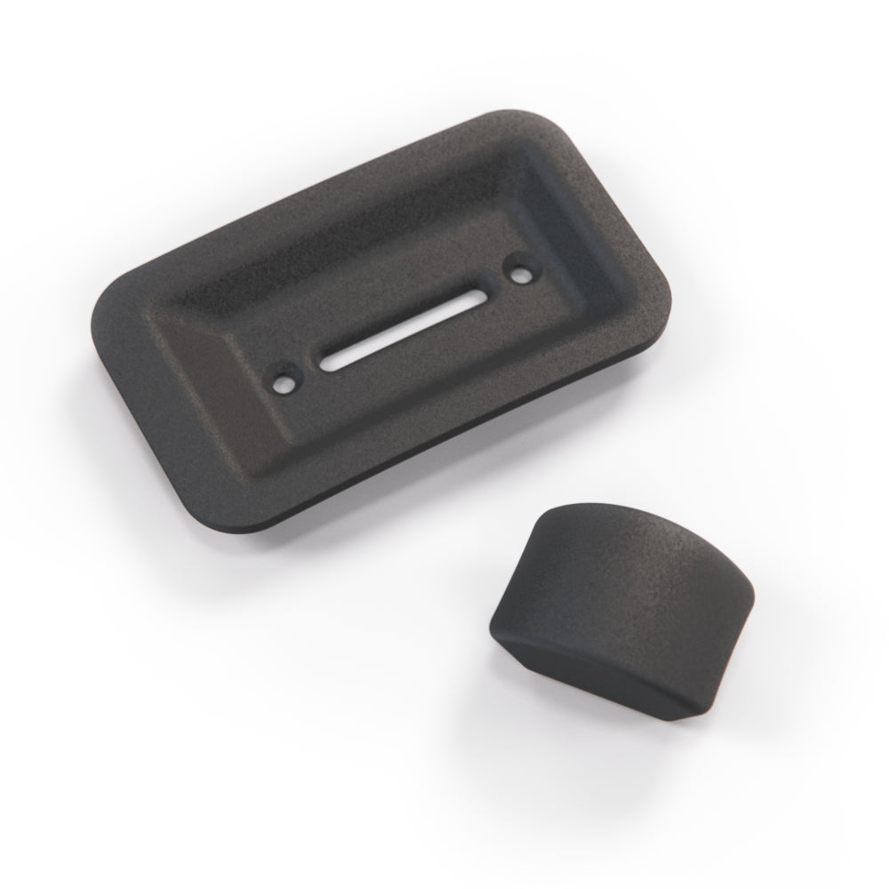 Jaguar XJS Seat Control Knob & Escutcheon Set Black (75-96) 715721/624571 |
