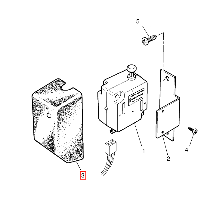 Jaguar XJS Series 3 Inertia Switch Cover All Colours DAC1821 — view 4