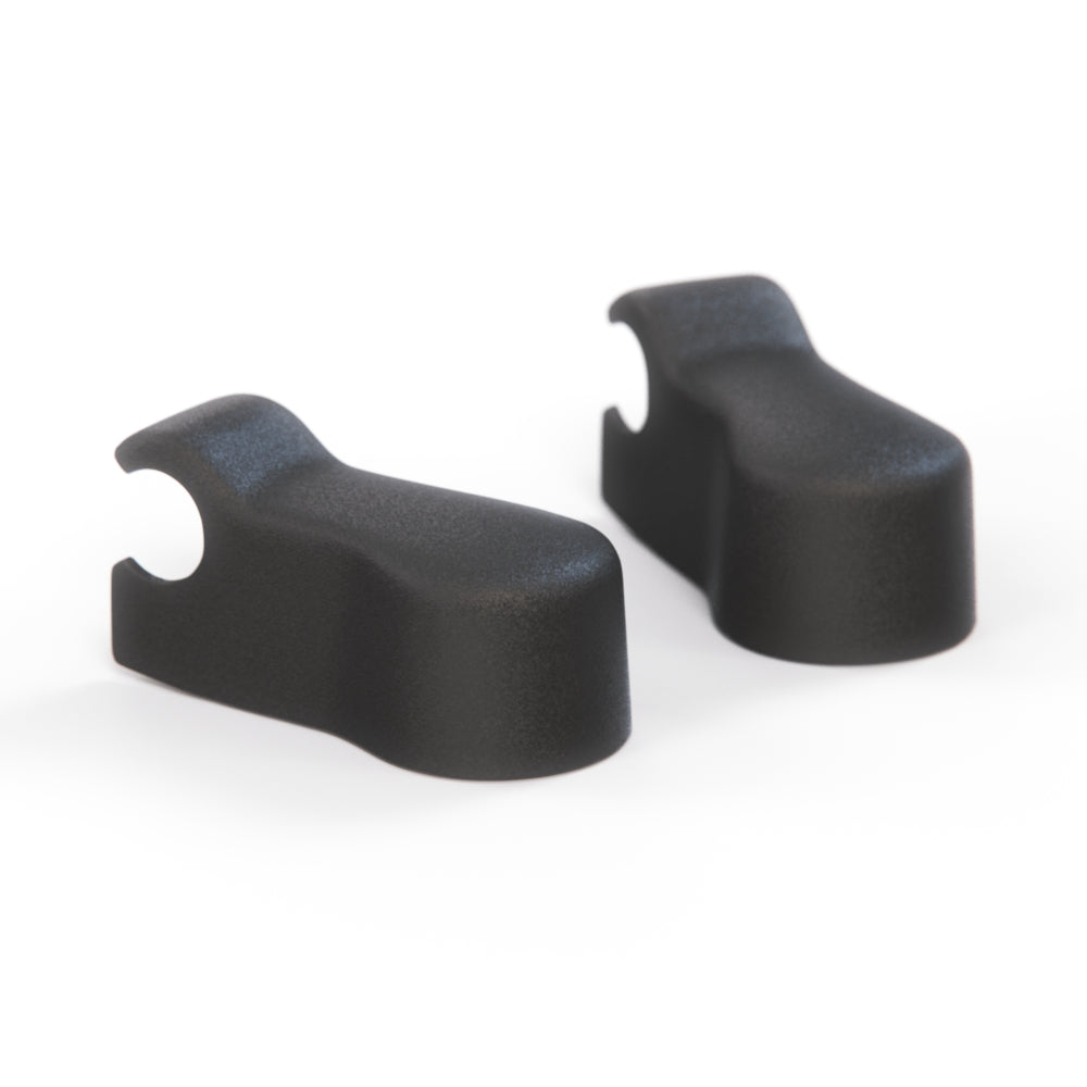 Jaguar XJS Series 3 Wiper Arm Cover Set of 2 Black BAU1124 — view 2