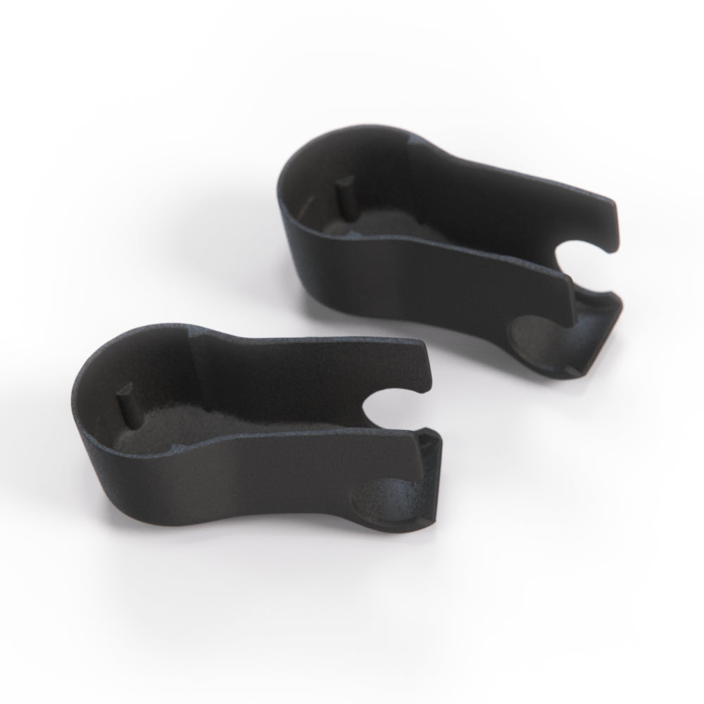 Jaguar XJS Series 3 Wiper Arm Cover Set of 2 Black BAU1124 — view 3