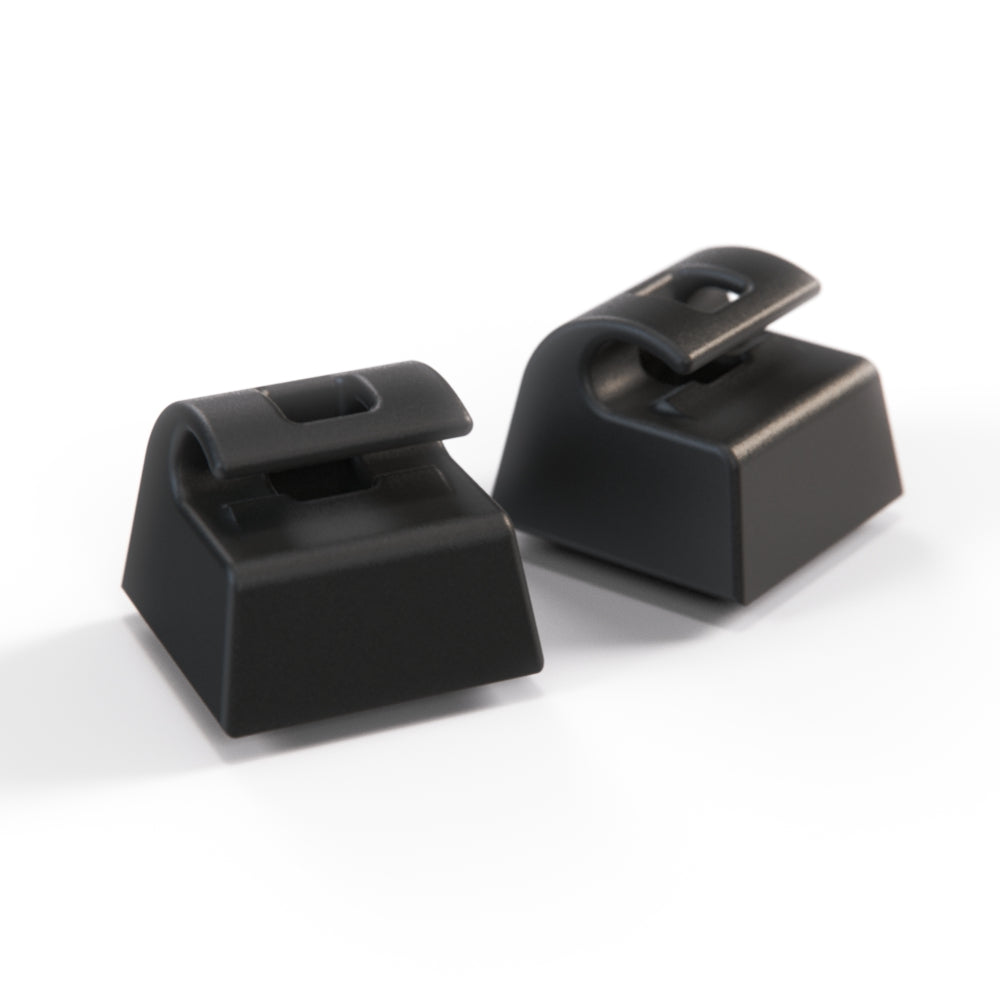 Jaguar XJS, XJ6, XJ8, XJ12, XJR Sun Visor Support Clips Set Of 2 ( Sunvisor 1986 to 2001 HMD1084AAAEE ) — view 5