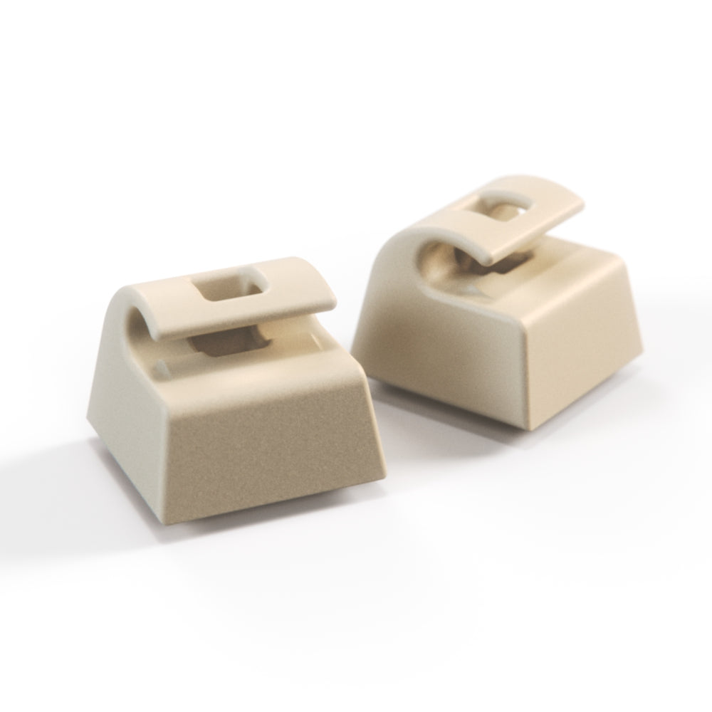 Jaguar XJS, XJ6, XJ8, XJ12, XJR Sun Visor Support Clips Set Of 2 ( Sunvisor 1986 to 2001 HMD1084AAAEE ) — view 8