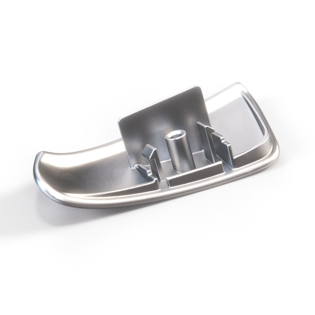 Jaguar XK Front Seat Recline Adjust Lever Left or Right Chrome (C2P6559 / C2P6558) — view 3