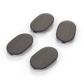Jaguar XK8 Cooler Grille Cap Set of 4 Black (HJA3835AA)