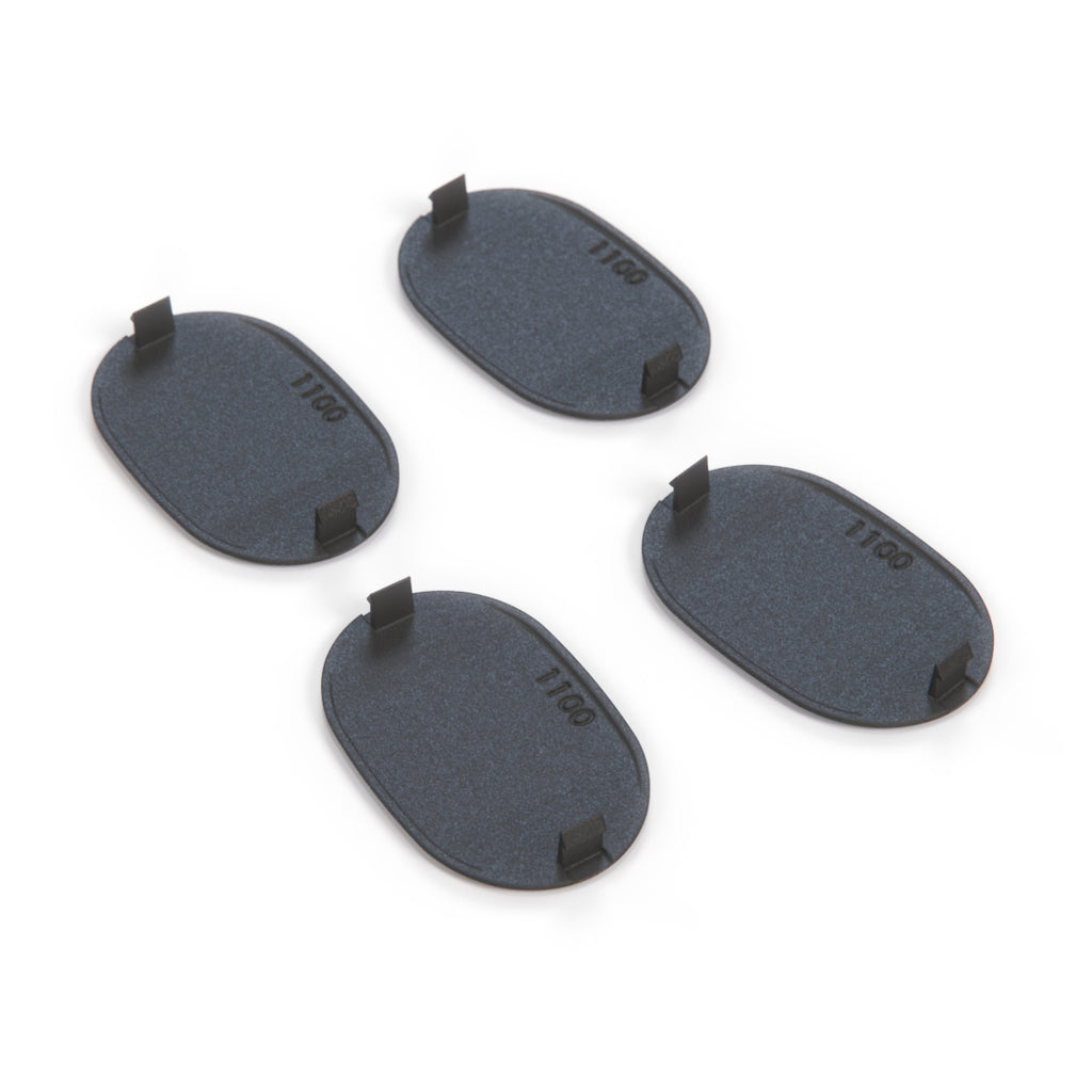 Jaguar XK8 Cooler Grille Cap Set of 4 Black (HJA3835AA) — view 3