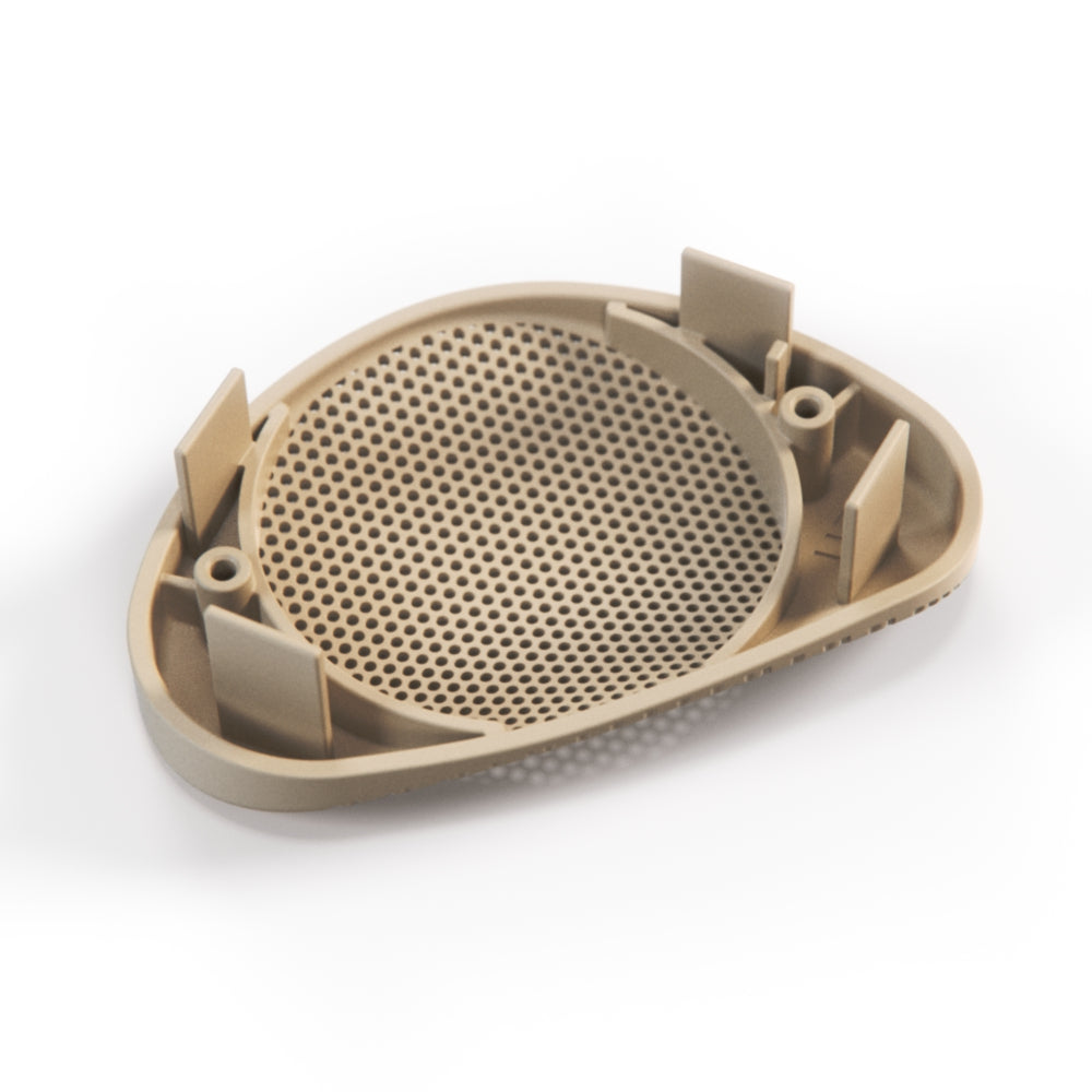 Jaguar XK8 X100 Dashboard Speaker Cover Trim Left Or Right (97-06 GJA6609AC Dash Audio) — view 3