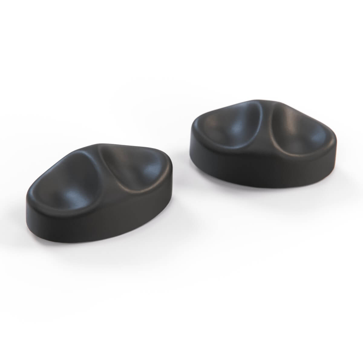 Jaguar XK8 XKR Front Seat Switch Knob Set of 2 — Black (Jaguar)