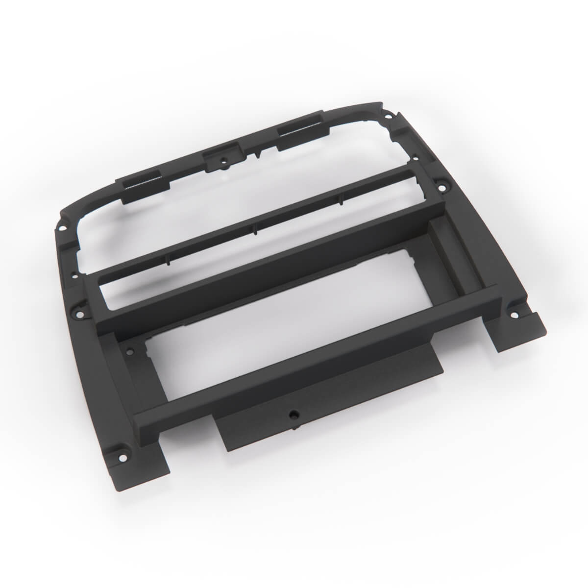 Jaguar XK8 / XKR X100 Radio / Climate Control Frame Bracket Black (LJB6318AA / 3W83-F045L70-CN)