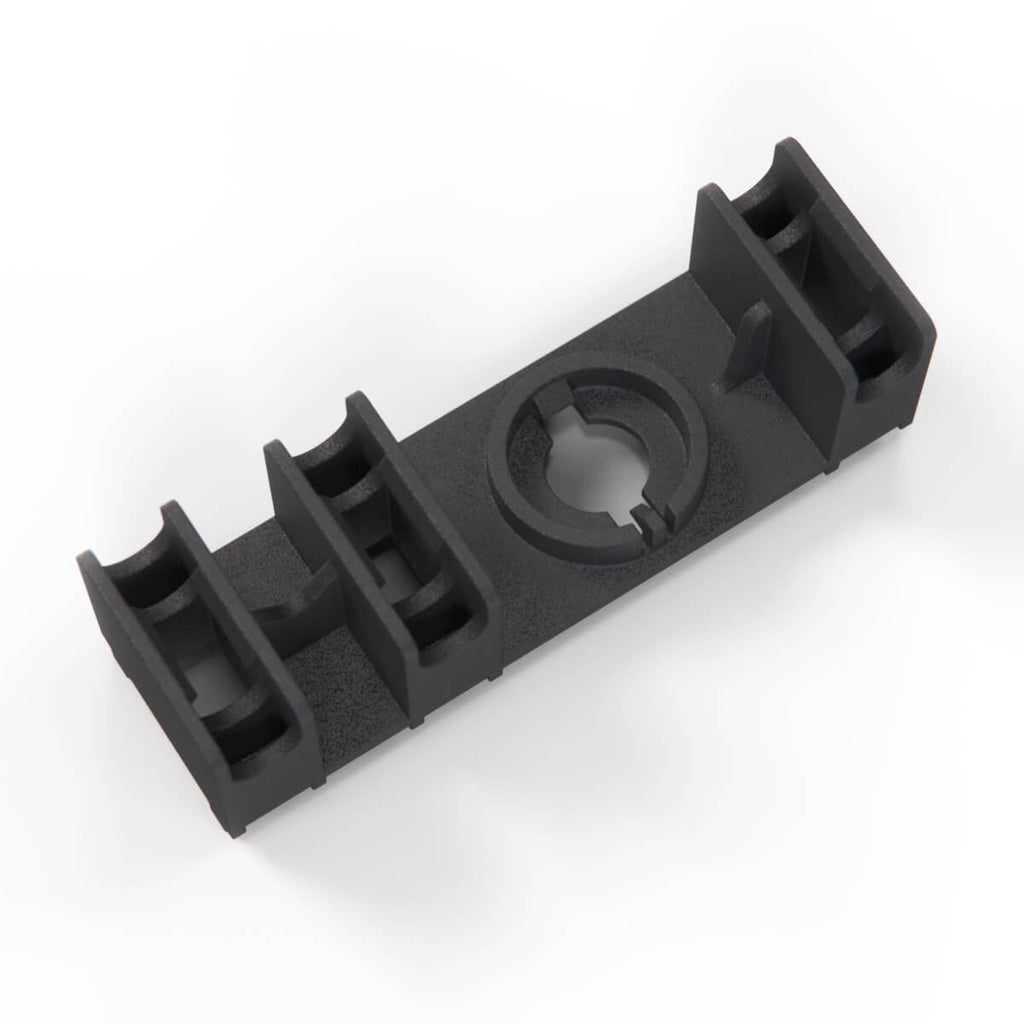 Jeep Cherokee XJ Limited / Wrangler Cable Guide Clip Bracket Throttle Black (53007620) — view 2