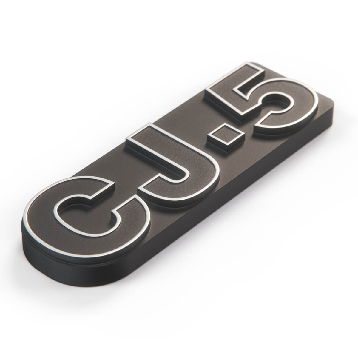 Jeep CJ-5 Guard Badge Emblem (DMC5455179) — view 2