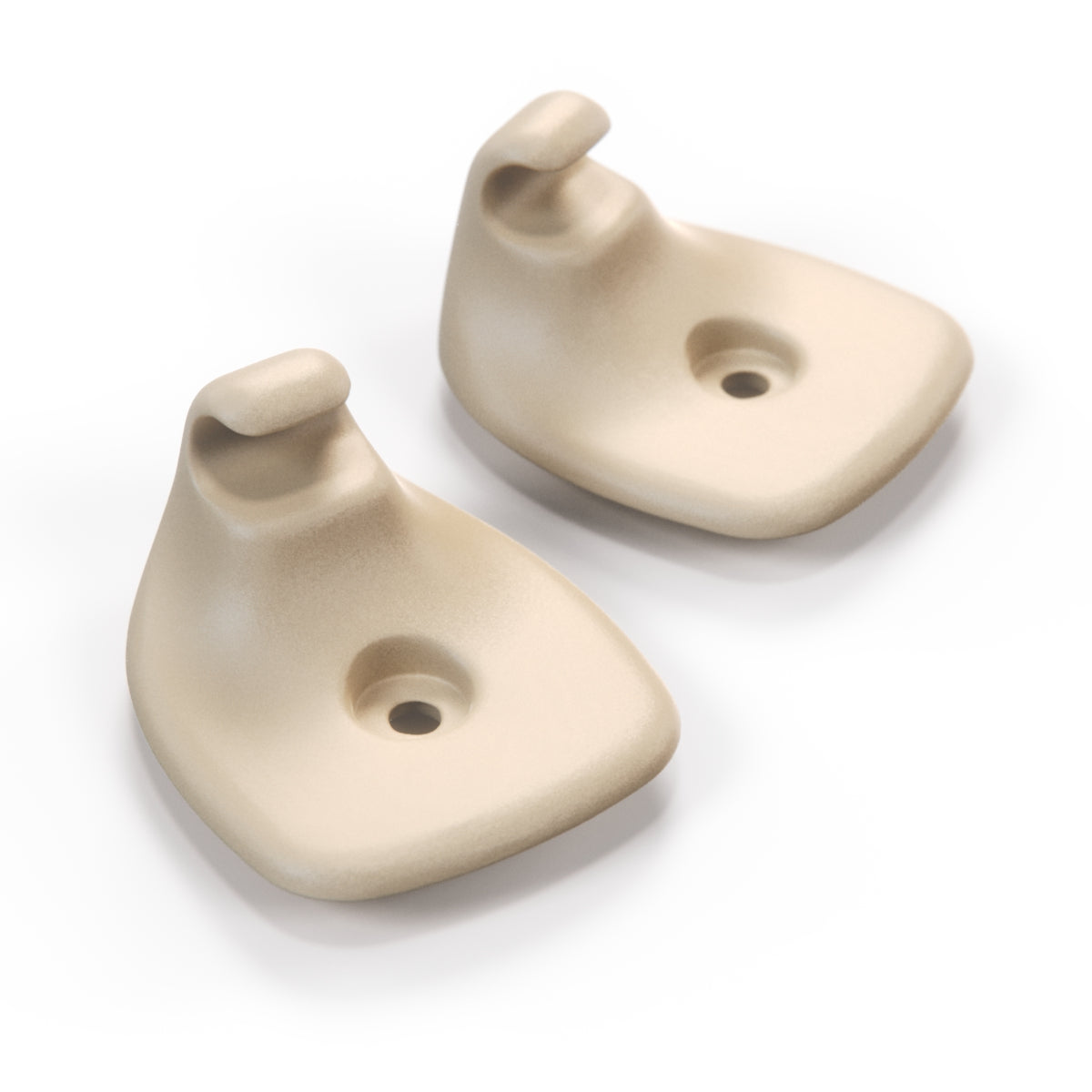 Jeep Grand Cherokee Sun Visor Clip Hook Set of 2 Beige Tan White or Gray VB5628 (AXP20243) — view 4