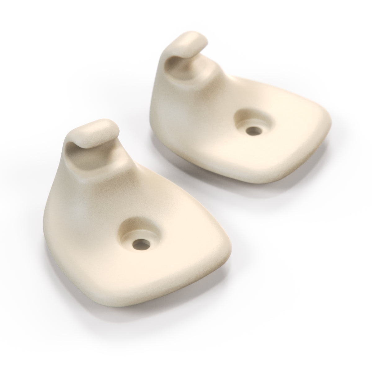 Jeep Grand Cherokee Sun Visor Clip Hook Set of 2 Beige Tan White or Gray VB5628 (AXP20243) — view 5