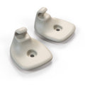 Jeep Grand Cherokee Sun Visor Clip Hook Set of 2 Beige Tan White or Gray VB5628 (AXP20243) — view 6