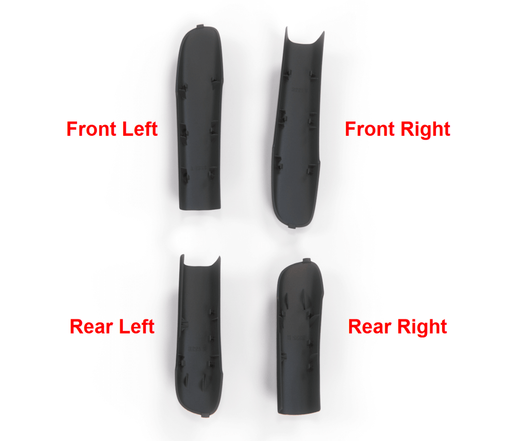 Jeep Grand Cherokee Wj Wg Roof Luggage Rack Trim Cap Cover Black 15981 15980 15979 15978 — view 5