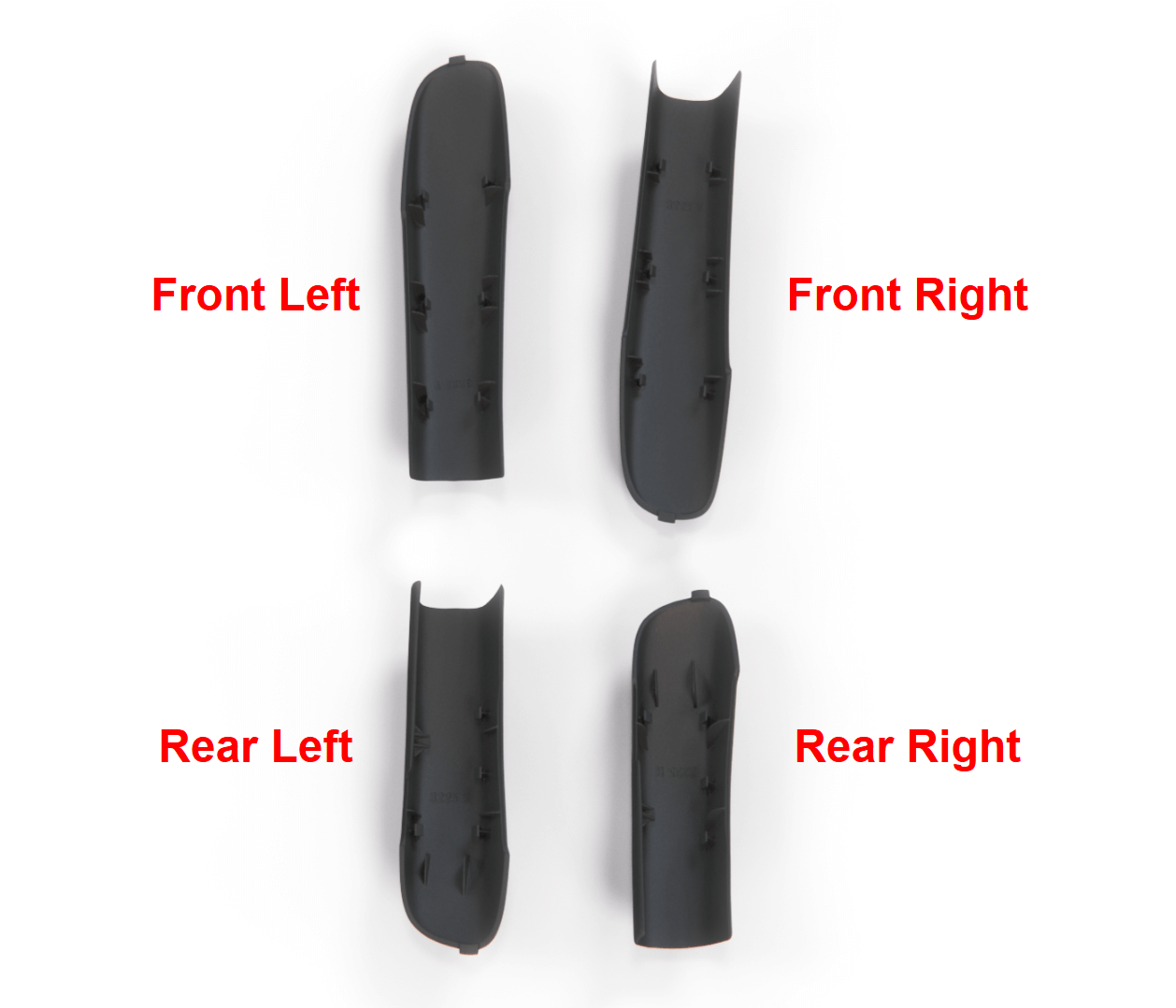 Jeep Grand Cherokee Wj Wg Roof Luggage Rack Trim Cap Cover Black 15981 15980 15979 15978 — view 5