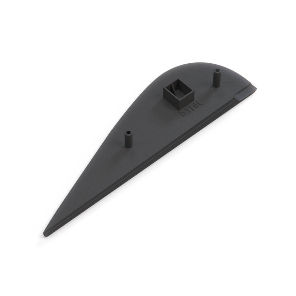 Jeep Wrangler JK Door Side Mirror Triangle Flag Applique Left or Right Black (55078137AA / 55078136AA) — view 3