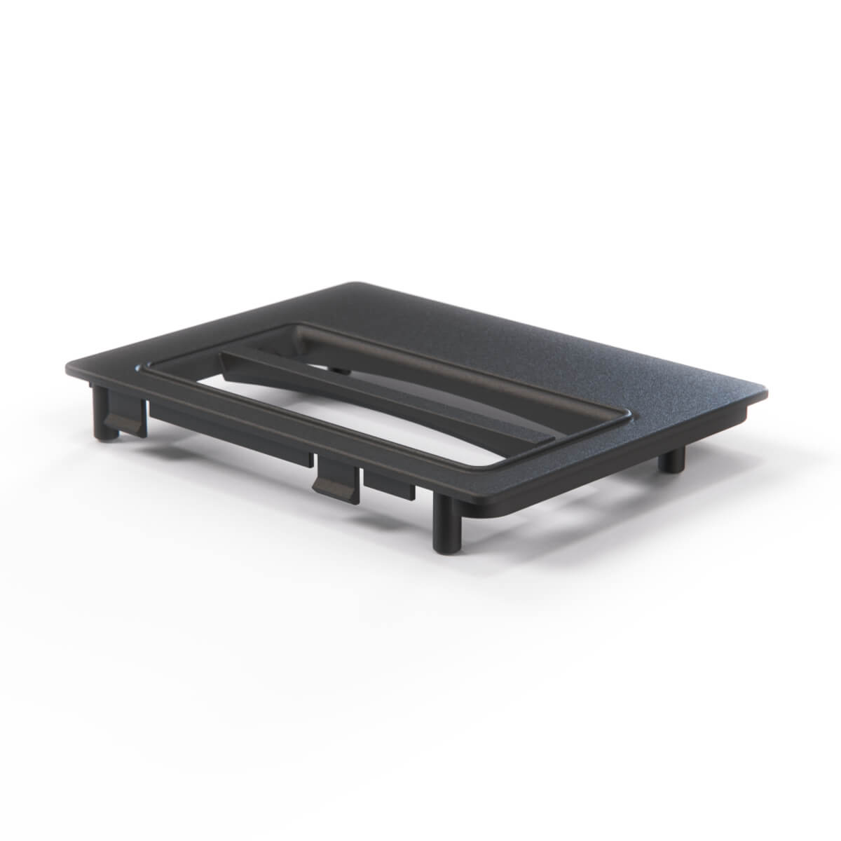 Jeep Wrangler TJ Automatic Floor Shift Indicator Bezel Trim Black — view 2
