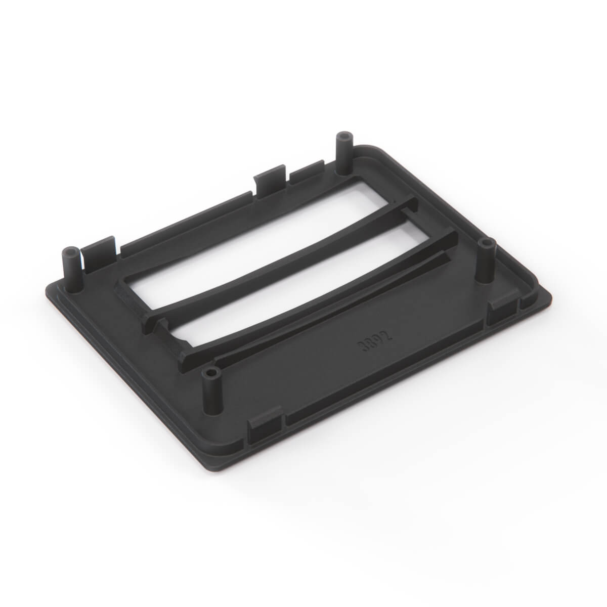 Jeep Wrangler TJ Automatic Floor Shift Indicator Bezel Trim Black — view 3
