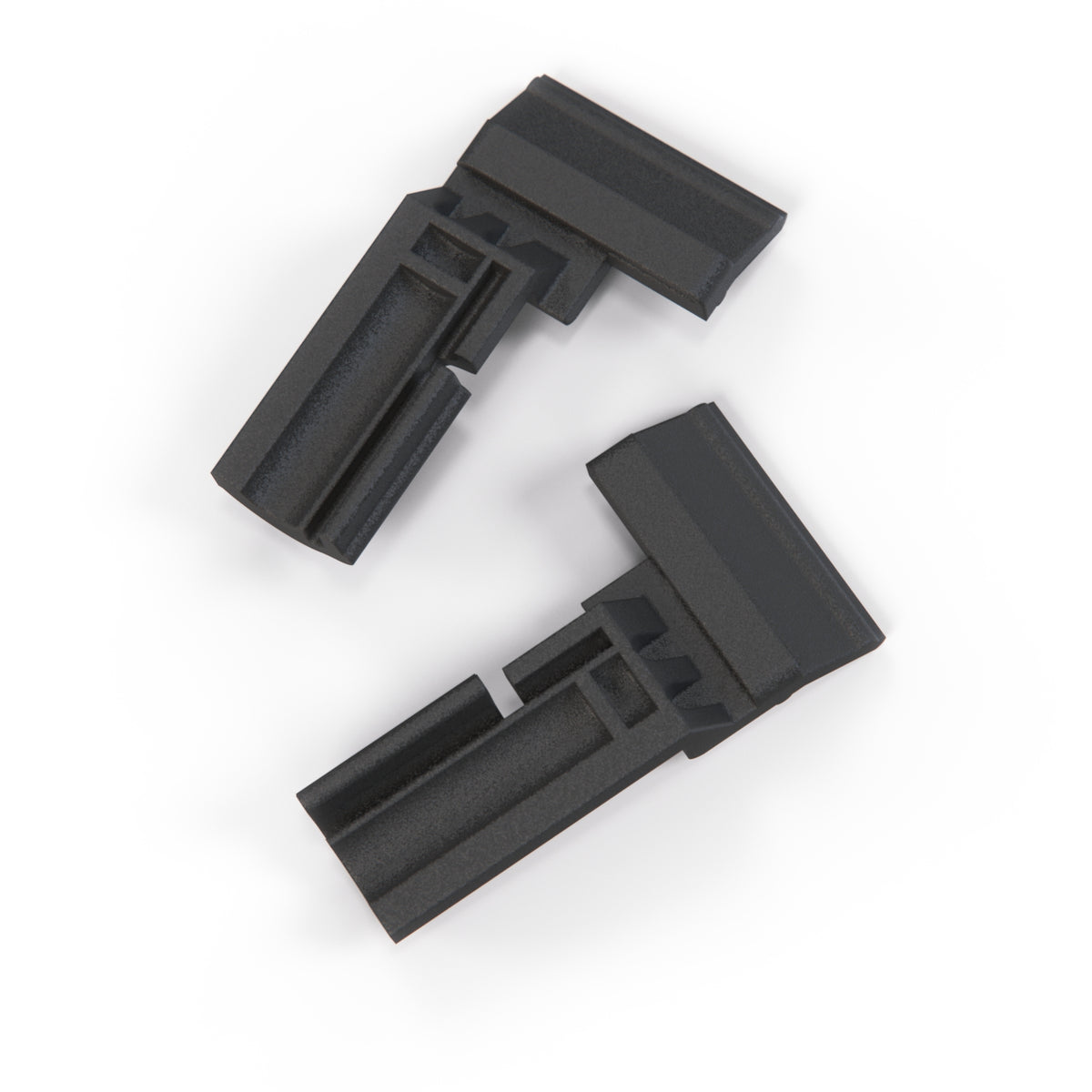 Kia Optima Sunroof Guide Clips Front Repair Kit Left and Right Black (81655-3S000) — view 2