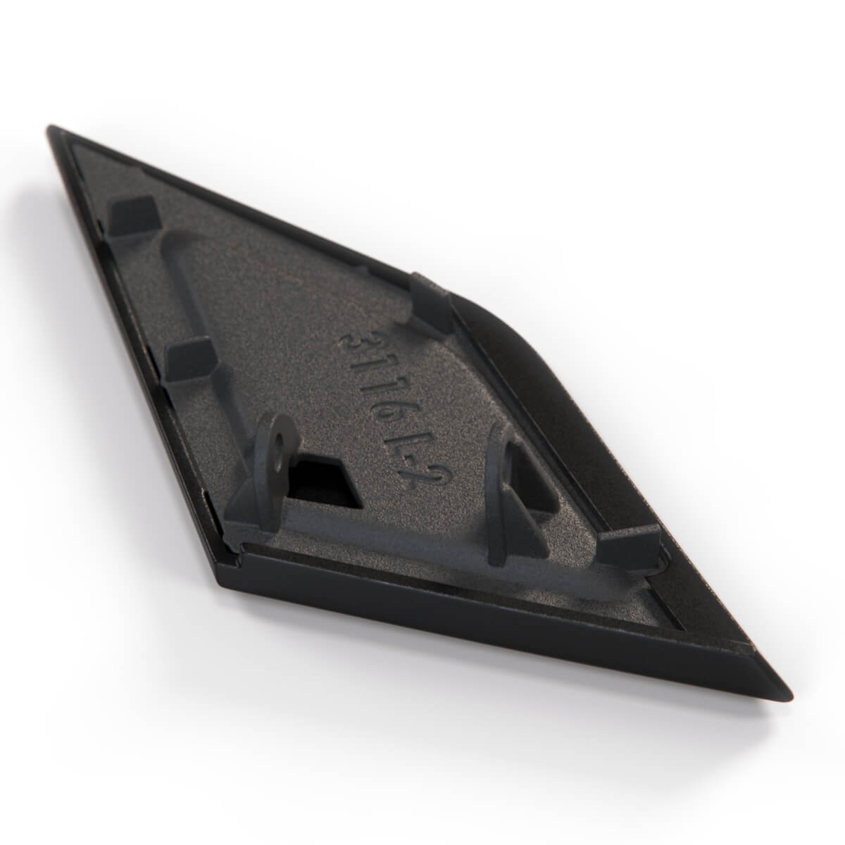 Lamborghini Gallardo Facelift Headlight Washer Cover Cap Left or Right Black or Primed (400955275B / 400955276B) — view 3