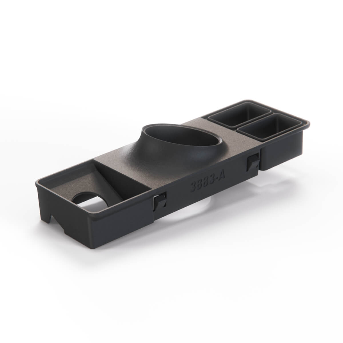 Lancia Beta Montecarlo / Scorpion Centre Console Custom Gauge Holder 2 Versions Black / Grey (82326592) — view 2