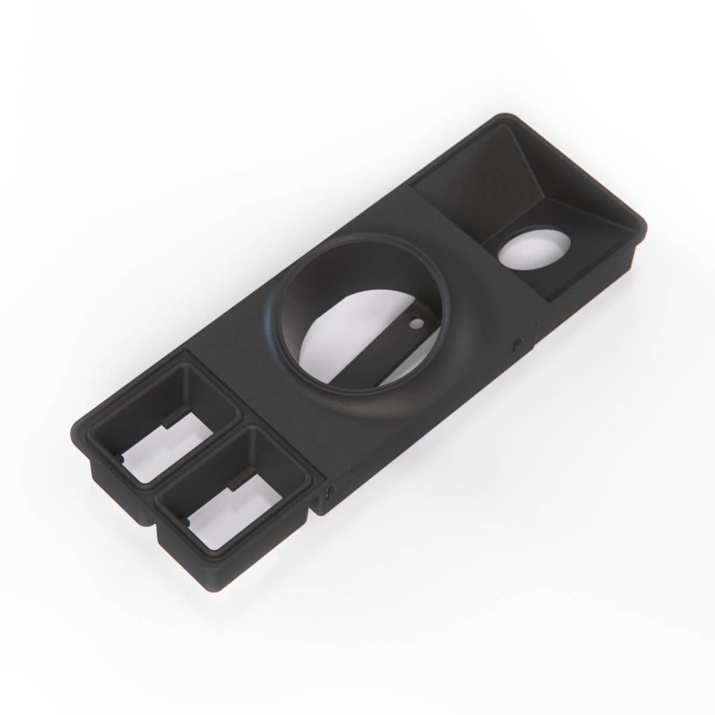 Lancia Beta Montecarlo / Scorpion Centre Console Custom Gauge Holder 2 Versions Black / Grey (82326592) — view 5