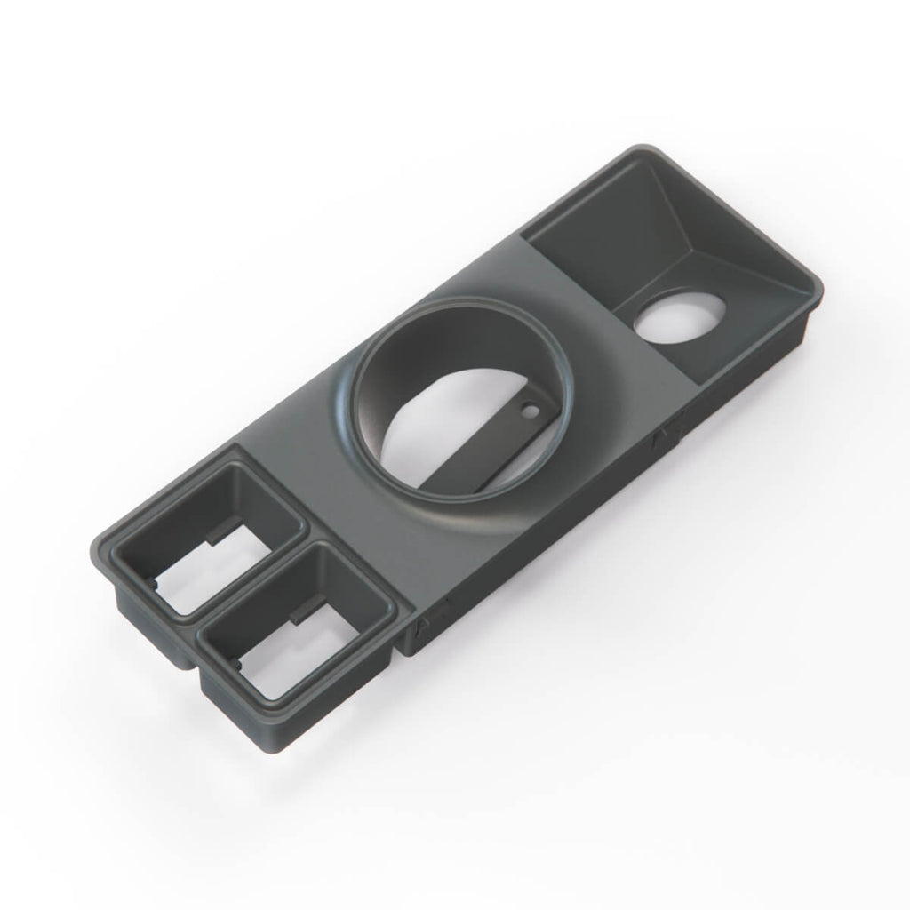 Lancia Beta Montecarlo / Scorpion Centre Console Custom Gauge Holder 2 Versions Black / Grey (82326592) — view 6