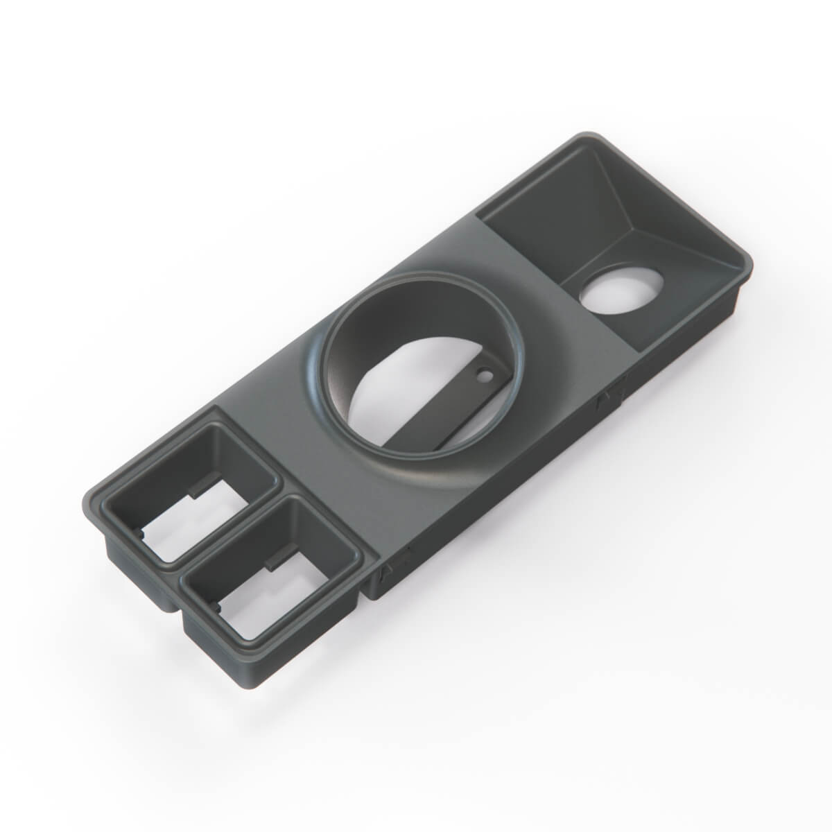 Lancia Beta Montecarlo / Scorpion Centre Console Custom Gauge Holder 2 Versions Black / Grey (82326592) — view 6
