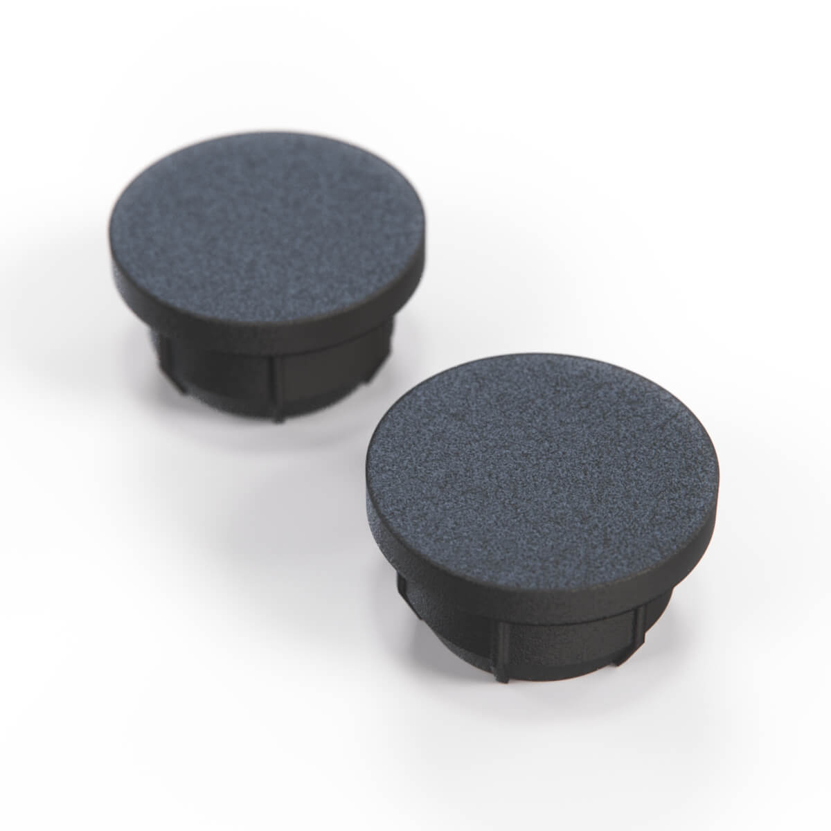 Lancia Delta I A-pillar Trim Plug Cover Set of 2 Black (176000660)