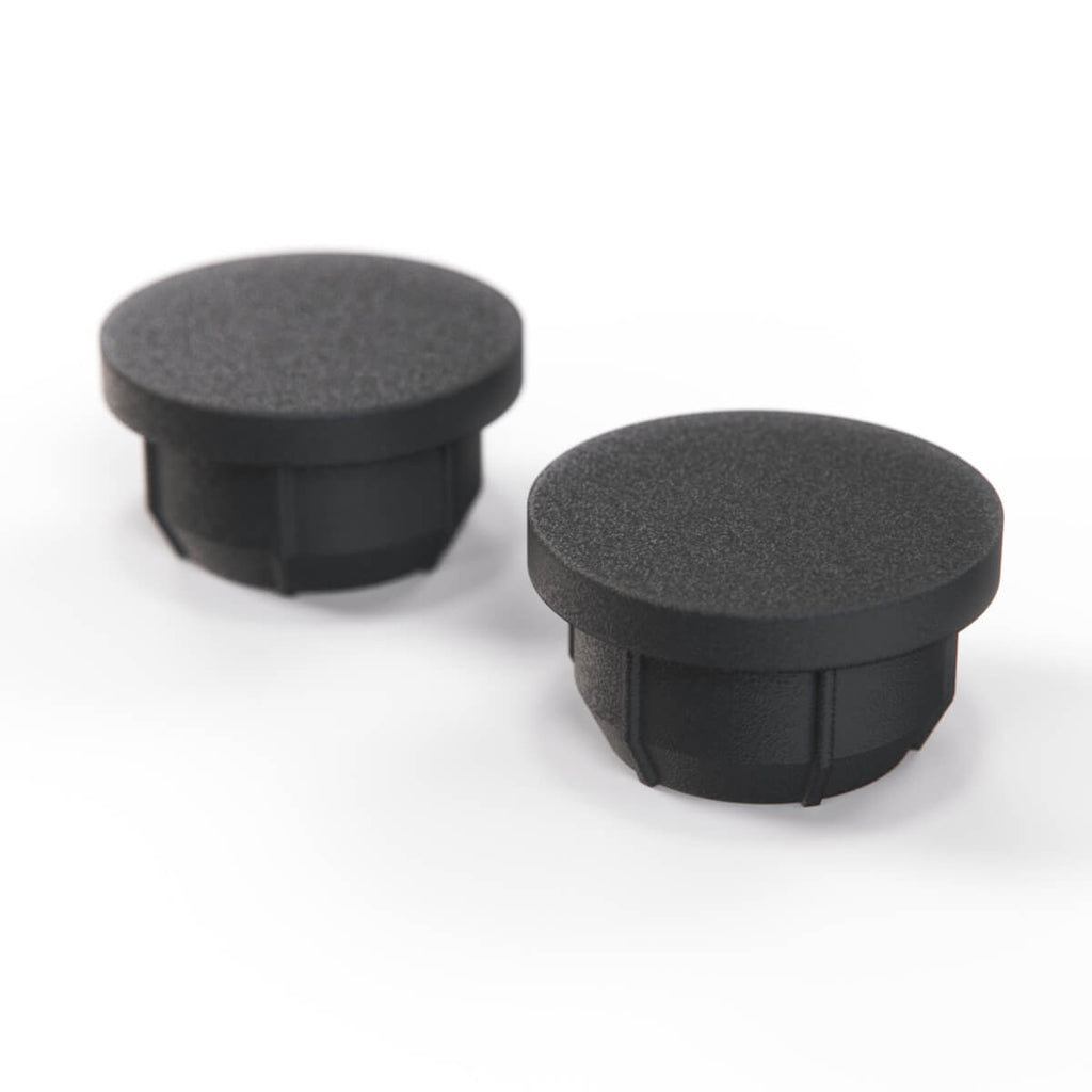 Lancia Delta I A-pillar Trim Plug Cover Set of 2 Black (176000660) — view 4