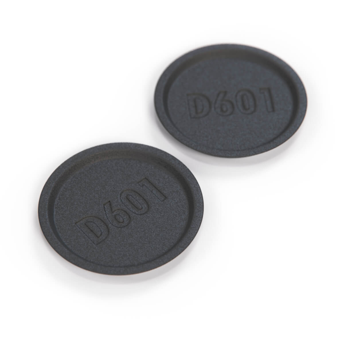 Lancia Delta I Hf Integrale Evo Front Door Interior Handle Screw Cover Plug Set of 2 Black — view 4