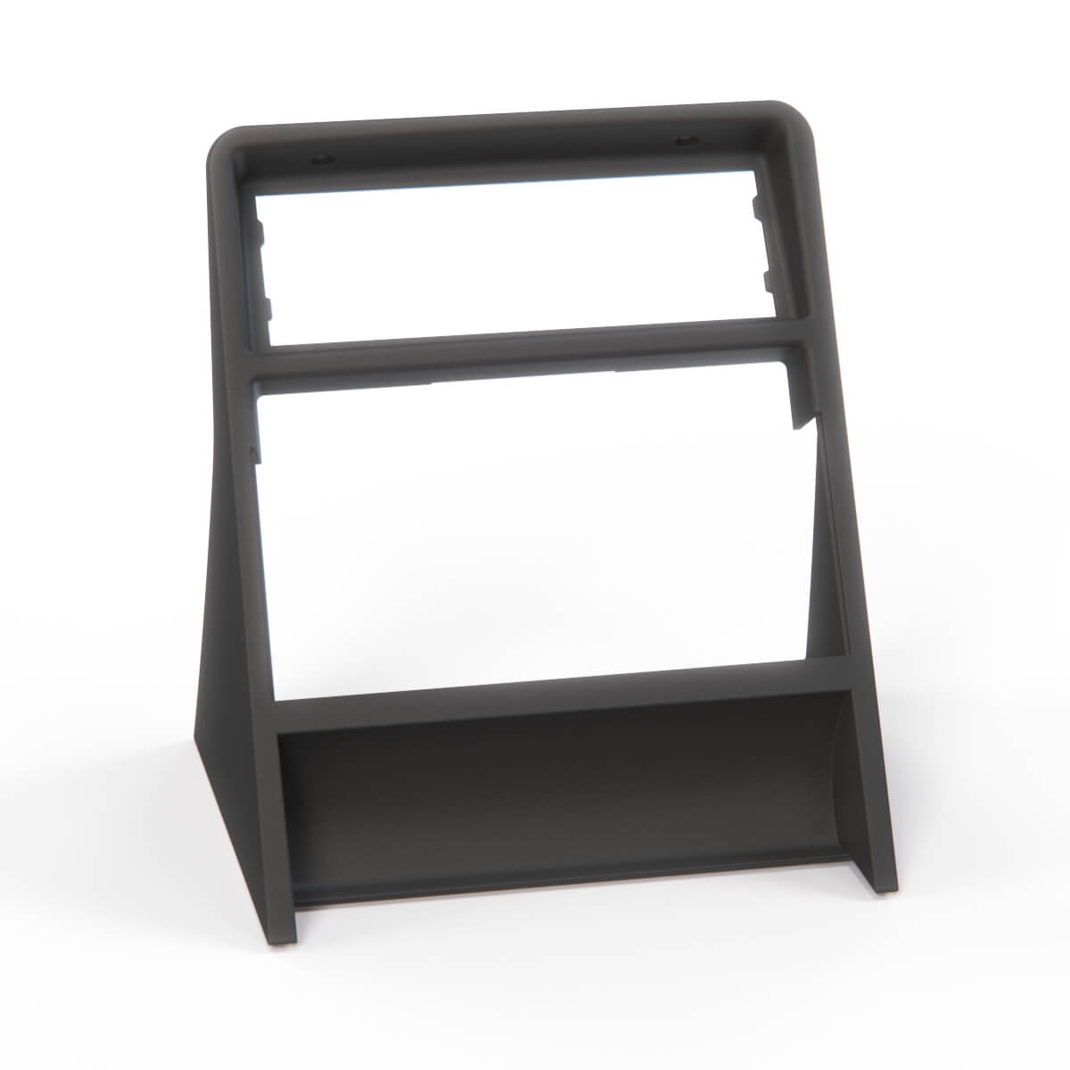 Lancia Delta I Integrale Evo Center Console Radio Frame Black (176509380) — view 3