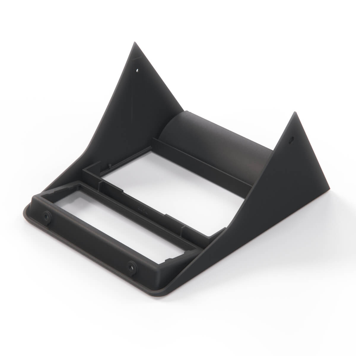 Lancia Delta I Integrale Evo Center Console Radio Frame Black (176509380) — view 4