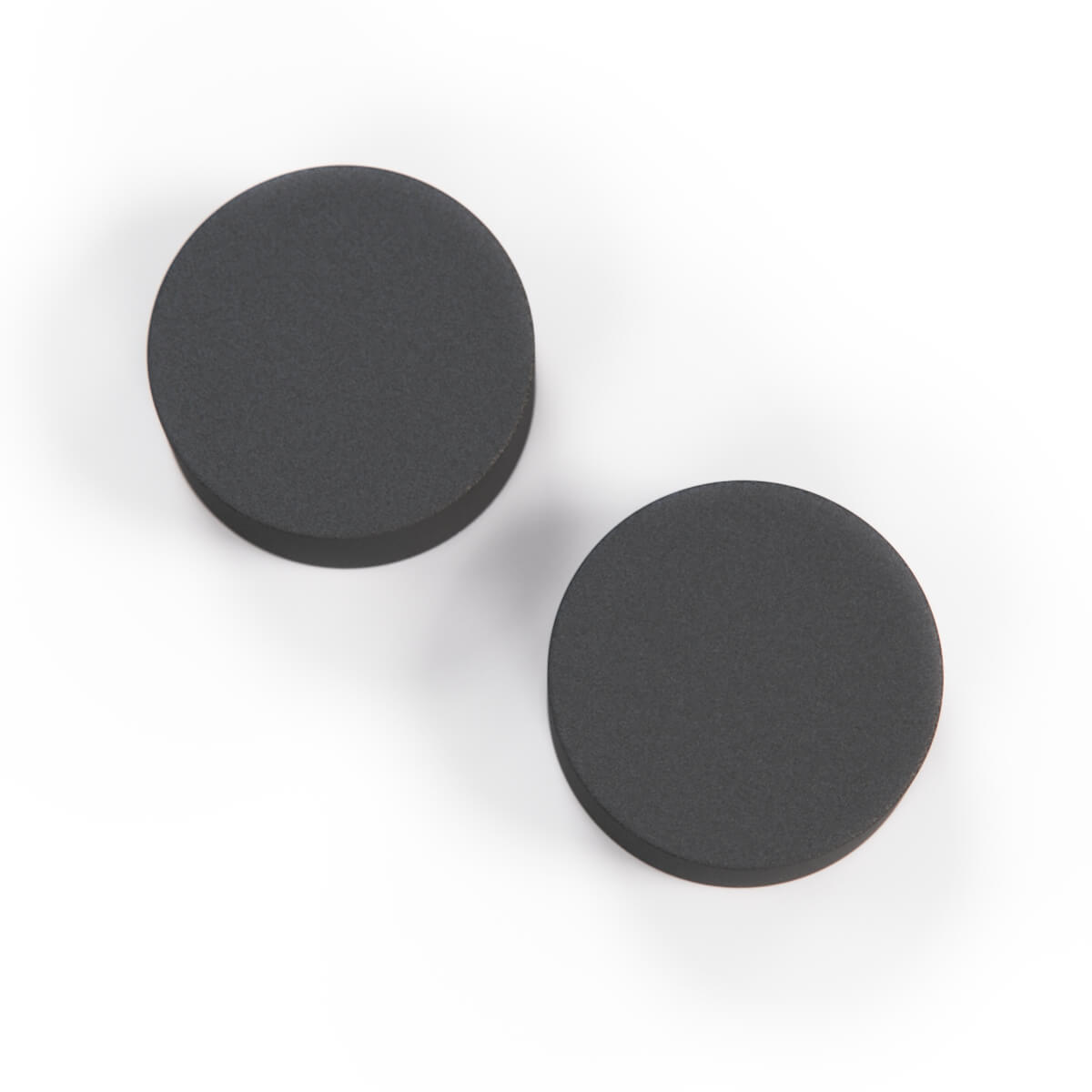 Lancia Delta I Integrale Evo Front Door Inner Bolt Cover Set of 2 Black (82372115) — view 3