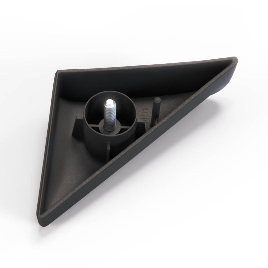Lancia Delta LX / GT Exterior Mirror Shell Cover Left or Right Black (82405828 / 82405827) — view 3