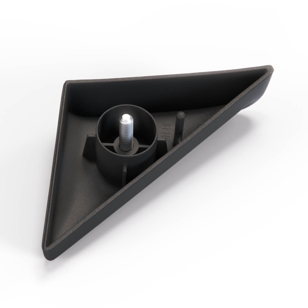 Lancia Delta LX / GT Exterior Mirror Shell Cover Left or Right Black (82405828 / 82405827) — view 3