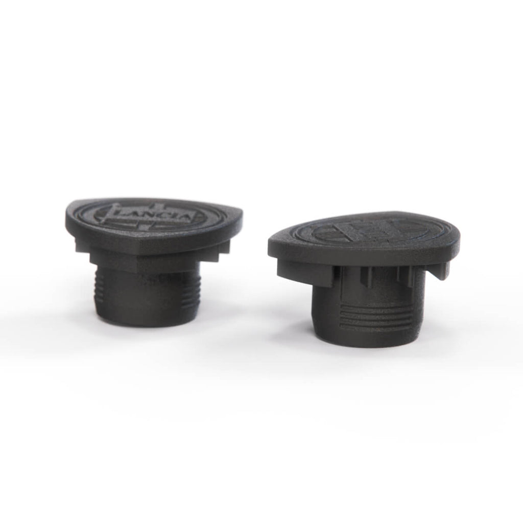 Lancia Kappa 838A Door Card Screw Plug Set of 2 Black (177260062) — view 3