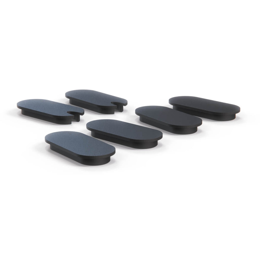 Land Rover Defender Door Pillar Cover Caps Set Black DA4782 — view 3