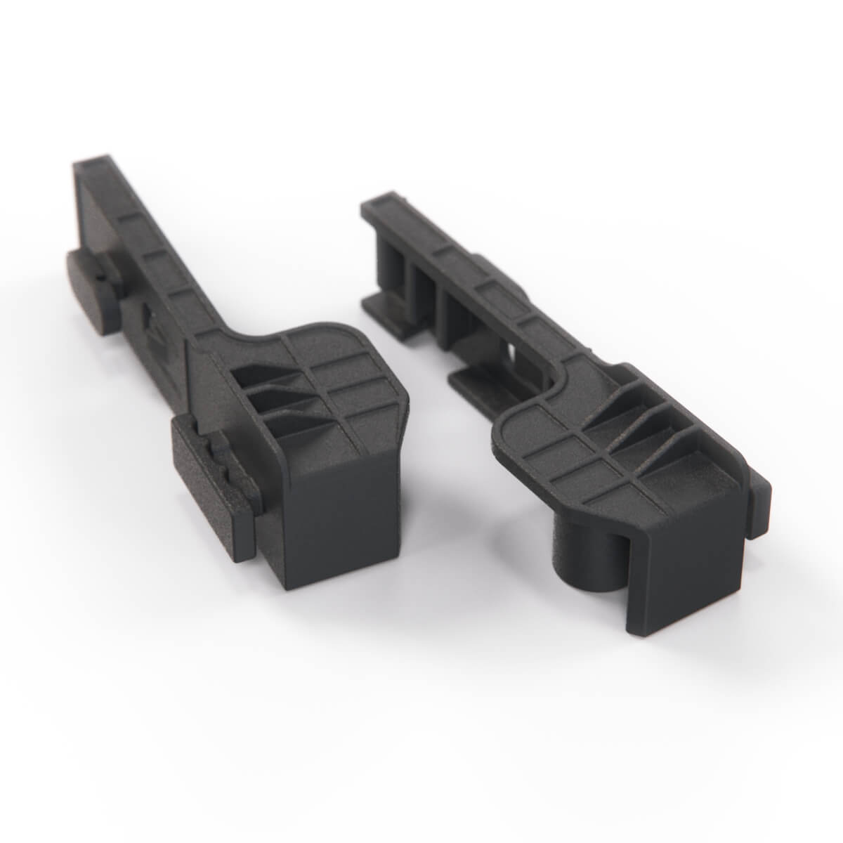 Land Rover L663 Defender Pair Roof Air Deflector Kit Set of 2 Black (LR137034) — view 2