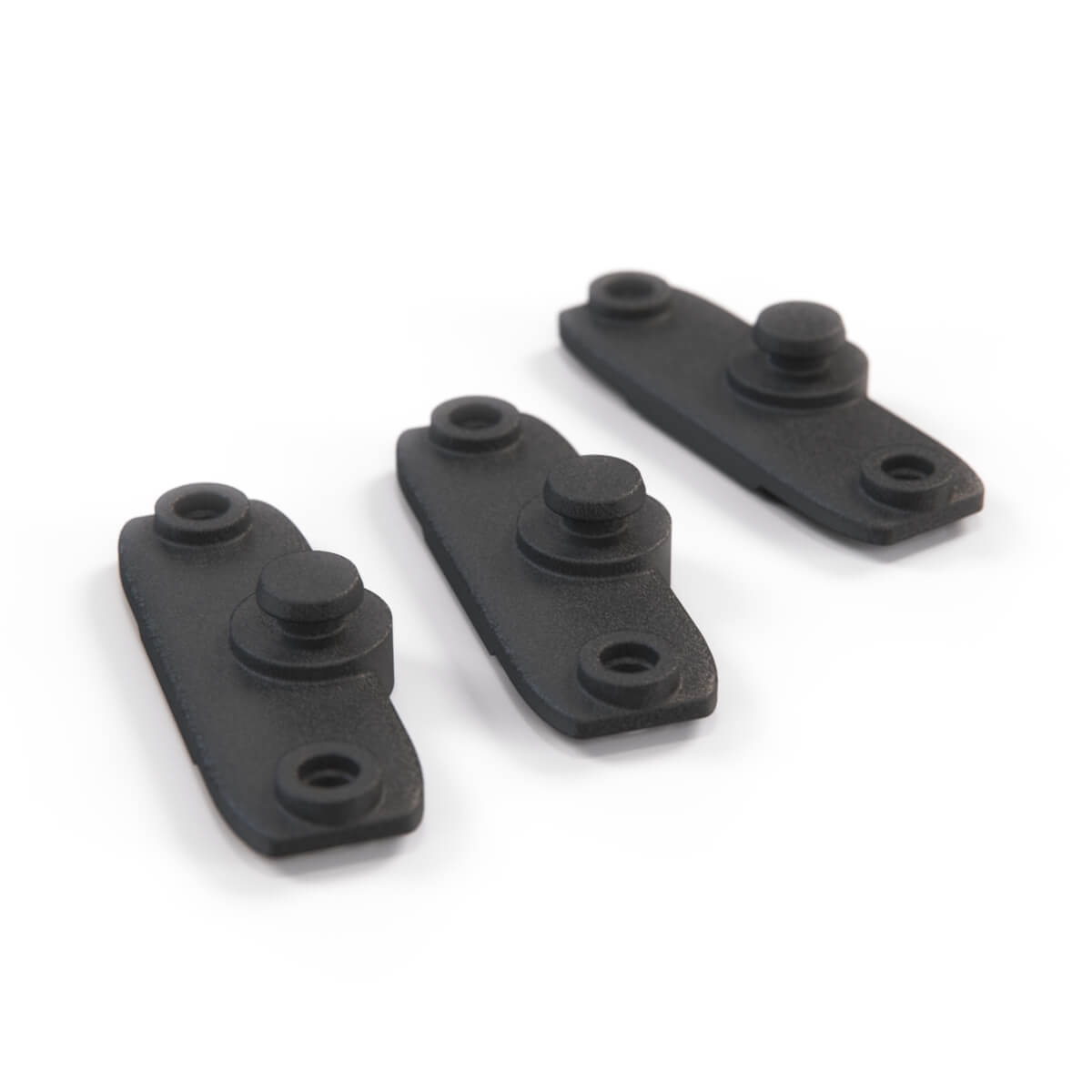 Land Rover Defender Set of 3 Clips for Door Upholstery Two Variants MXC1800 Black — view 3