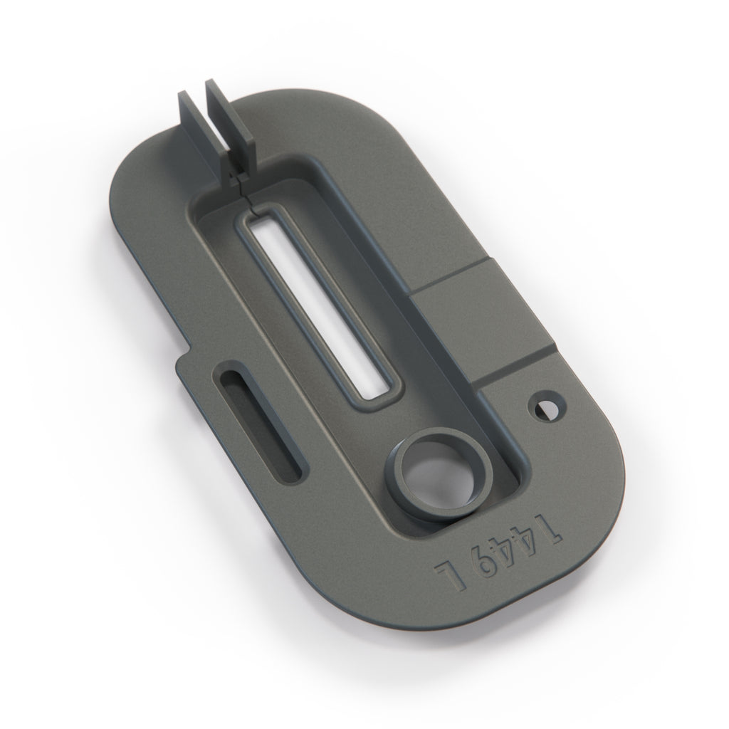 Land Rover Discovery Rear Seat Belt Escutcheon Left or Right Dark Granite MXC5634 — view 3