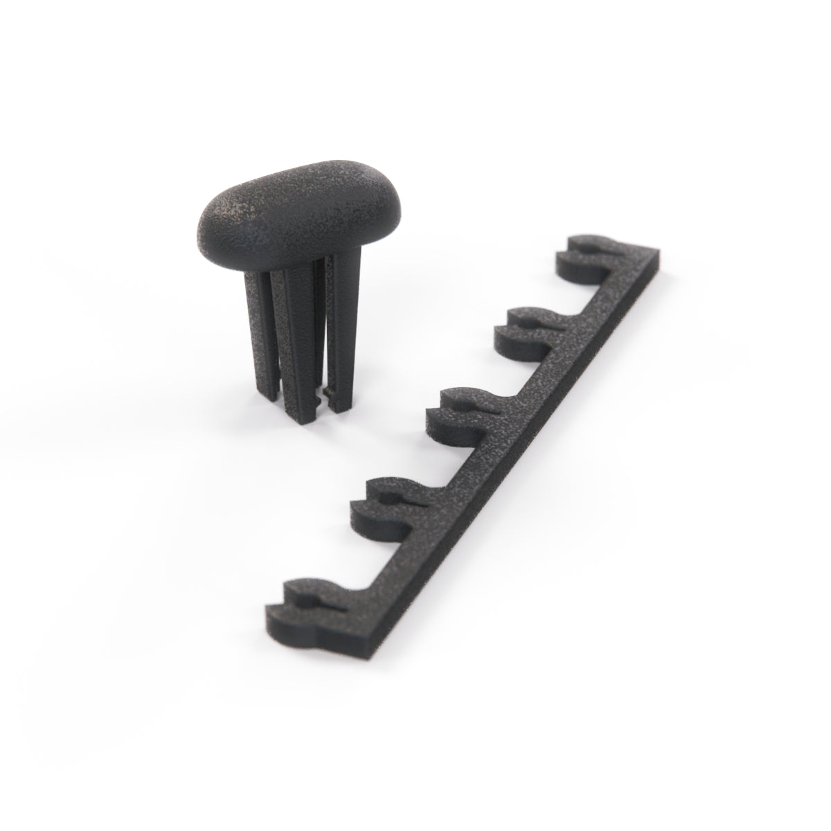 Land Rover Range Rover Classic Centre Console Soft Side Air Vent Repair Kit Black (BTR9903LNF)